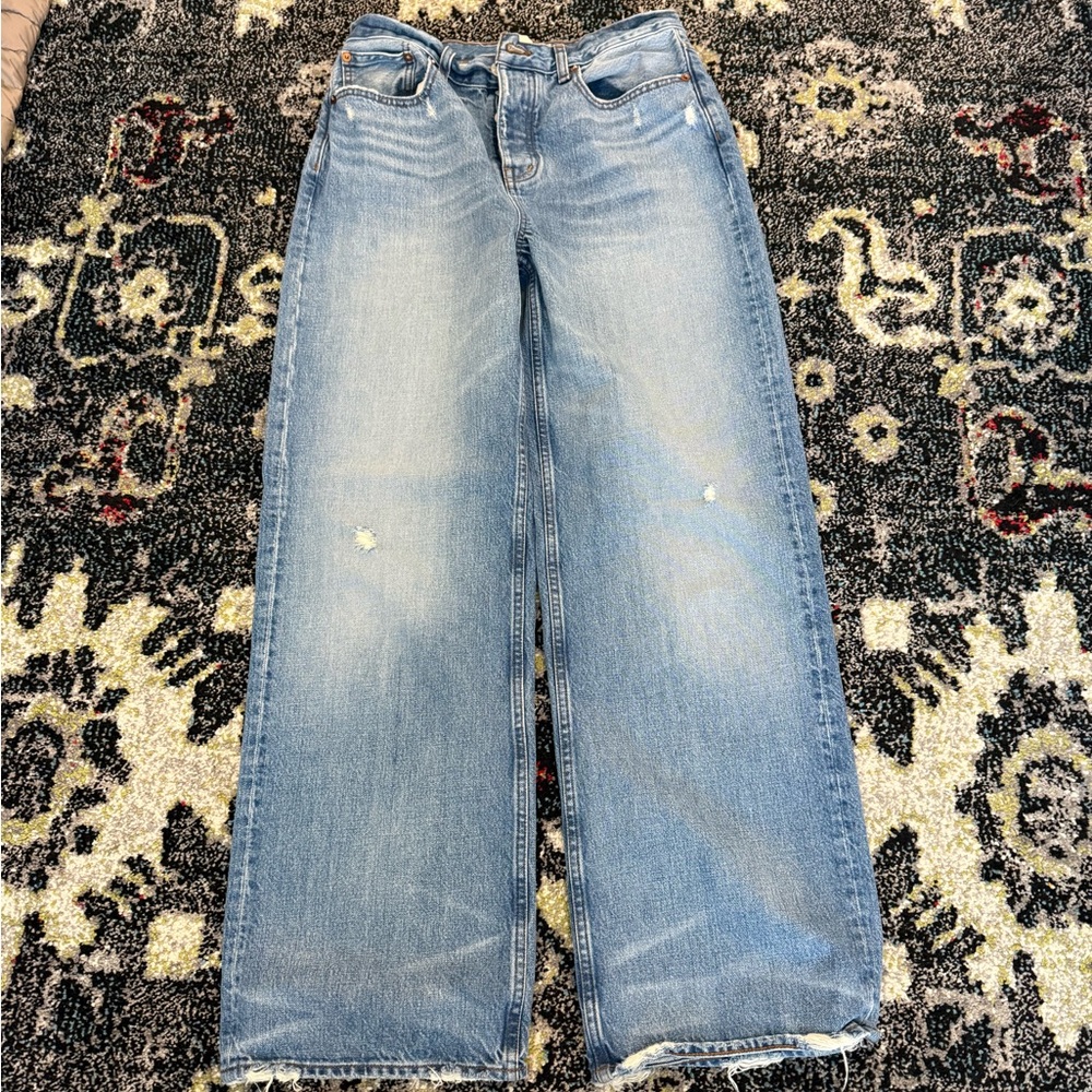Madewell Light Blue Flare & Wide Leg Jeans
